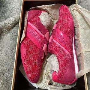PINK POPPY COACH SHOES